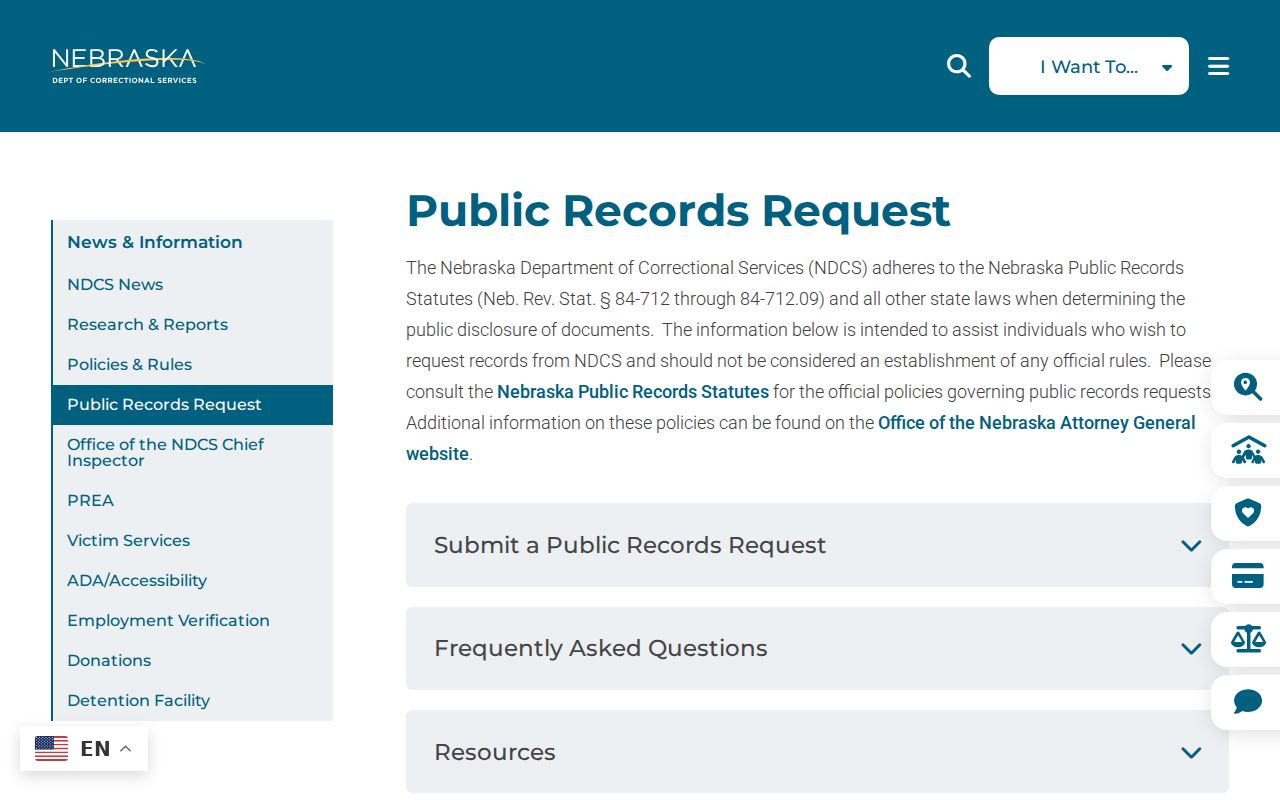 Sherman County arrest history corrections records request channel