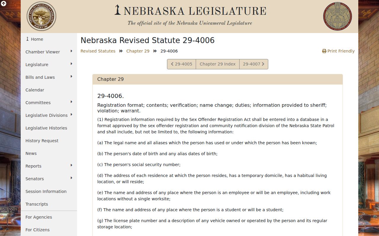 Ashton criminal registry verification and update records